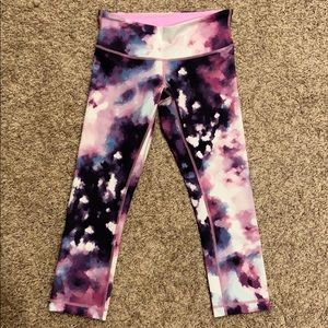 Lululemon Wunder Under Crop RARE print!